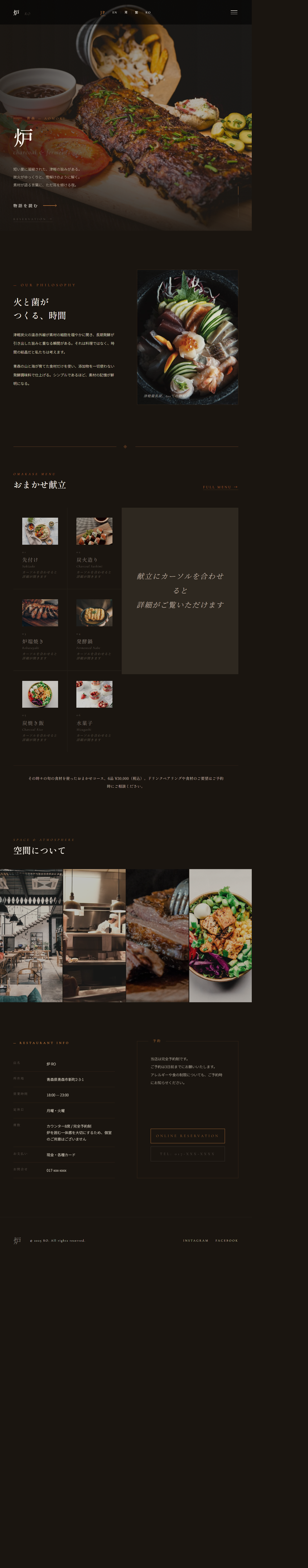炉ROサイト — PCデスクトップ全体ビュー